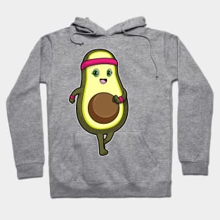 Avocado at Jogging with Headband Hoodie